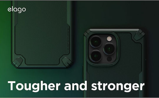 Elago Armor Back Cover Silicone Dark Green (iPhone 14 Pro)