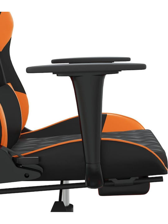 vidaXL 345528 Gaming Stuhl mit Fußstütze Black / Orange