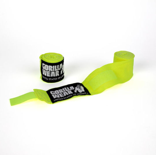 Gorilla Wear Boxing Hand Wraps 99909-200 Μπαντάζ Κίτρινα