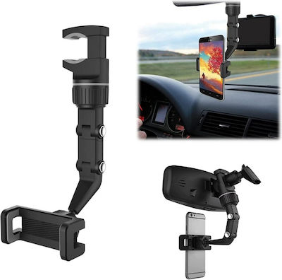 Mobile Phone Holder Car with Adjustable Hooks Black