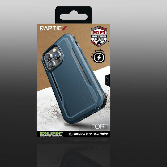 Raptic X-Doria Fort Back Cover Πλαστικό Μπλε (iPhone 14 Pro)