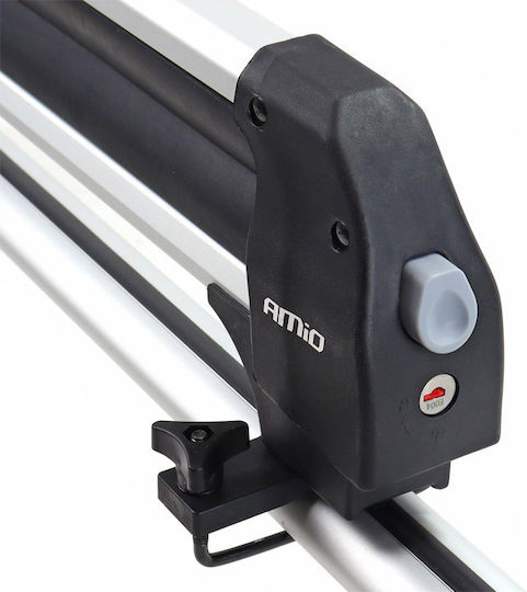 AMiO Car Ski Mounts Suitable for 4 Ski Pairs or 2 Snowboards