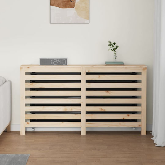 vidaXL Heizkörperabdeckung aus Massivem Holz Braune 153x19x84cm