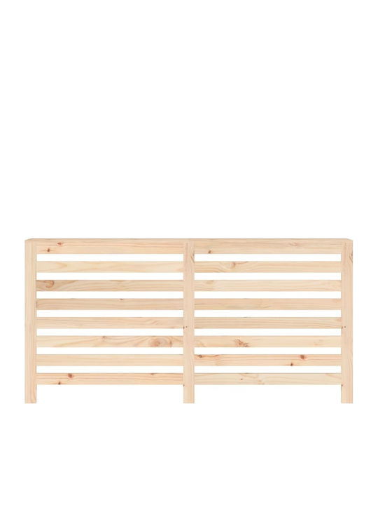 vidaXL Husă Pentru Radiator Din Lemn Masiv Maro 169x19x84cm