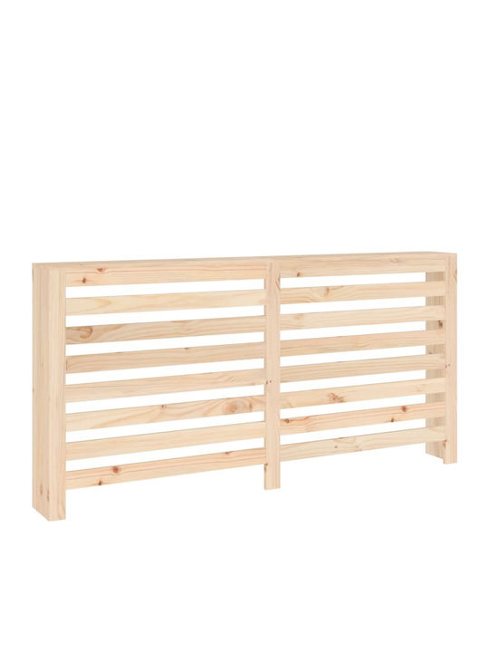 vidaXL Husă Pentru Radiator Din Lemn Masiv Maro 169x19x84cm