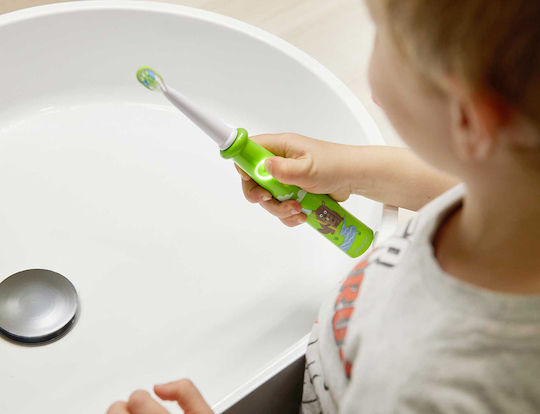 Sencor Children's Electric Toothbrush with Chronograph Green with Replacement Heads