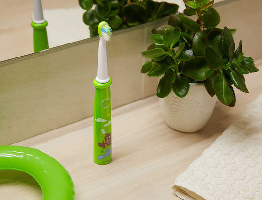 Sencor Children's Electric Toothbrush with Chronograph Green with Replacement Heads