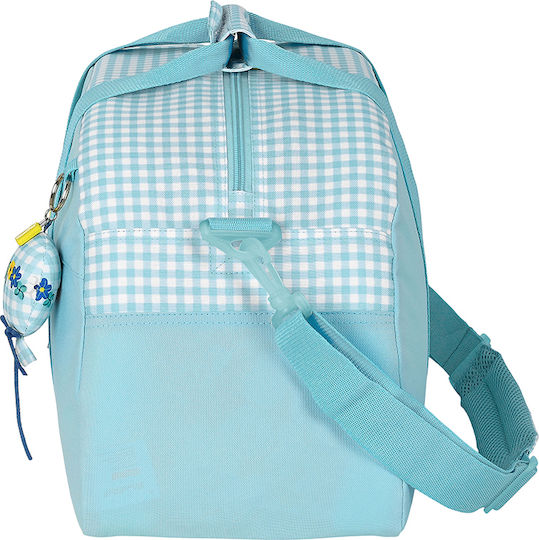 Safta Fly With Me Σακ Βουαγιάζ Γαλάζιο Υφασμάτινο Μ50xΠ20xΥ26εκ.