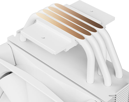 NZXT T120 RGB Ψύκτρα Επεξεργαστή για Socket AM4/AM5/1200/115x/1700 White