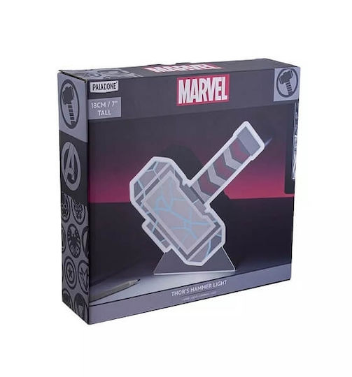 Paladone Детско Декоративно Осветление Thors Hammer Сив 17x5x17εκ.