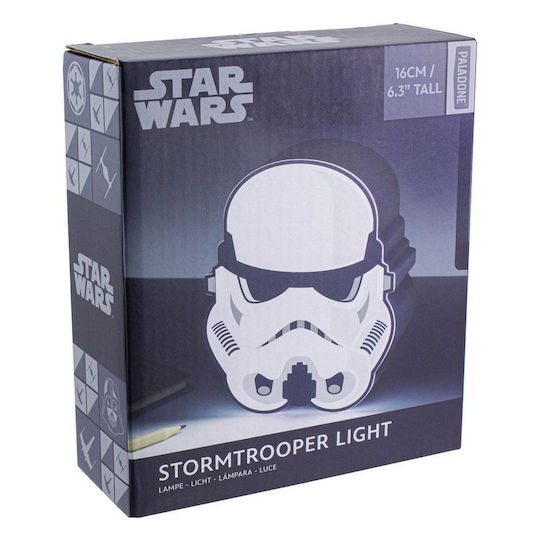 Paladone Kids Decorative Lamp Stormtrooper White 16x13x16εκ.