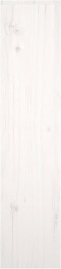 vidaXL Husă Pentru Radiator Din Lemn Masiv Alb 153x19x84cm