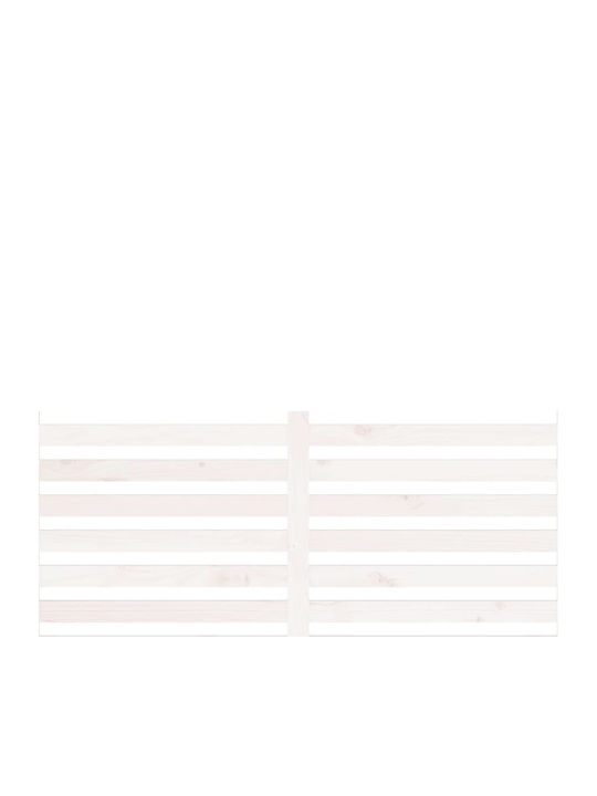 vidaXL Husă Pentru Radiator Din Lemn Masiv Alb 153x19x84cm