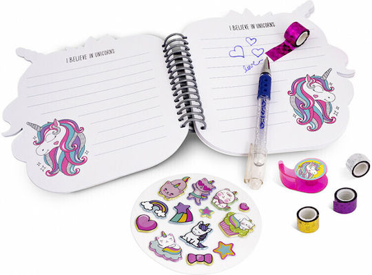 AS Kids Stationery Set with Notepad and Pen Unicorn 3pcs