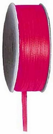 Ribbon Satin In Pink Colour Κορδέλα Σατέν Διπλής Όψης με Ούγια Φουξ 3χιλ.x100μ. 3mm 100m 1pcs