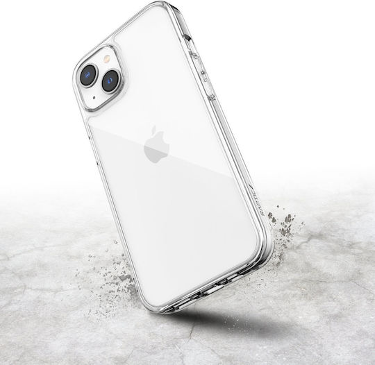 Raptic X-Doria Clearvue Umschlag Rückseite Silikon Transparent (iPhone 14 Plus)