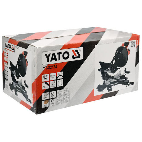 Yato Electric Miter Saw 1800W With Laser Guide & 255mm Diameter