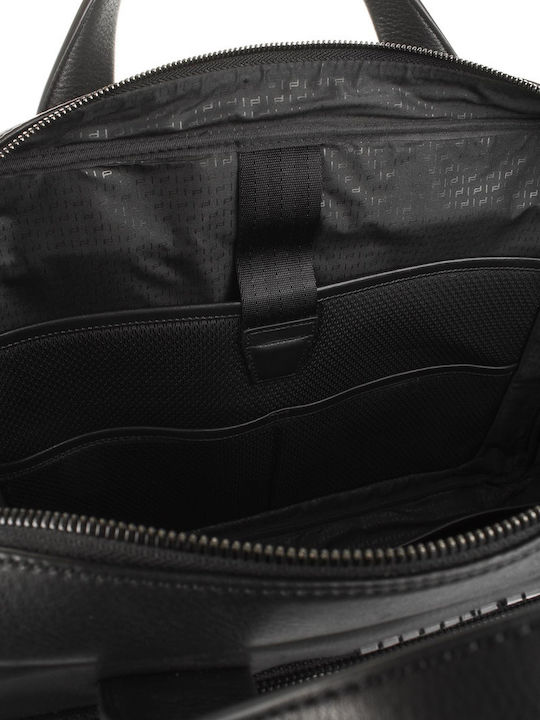 Porsche Design Roadster Leather Τσάντα Ώμου / Χειρός για Laptop 15" σε Μαύρο χρώμα
