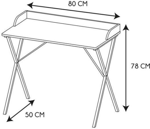 Детско Бюро Бяло 80x50x78см