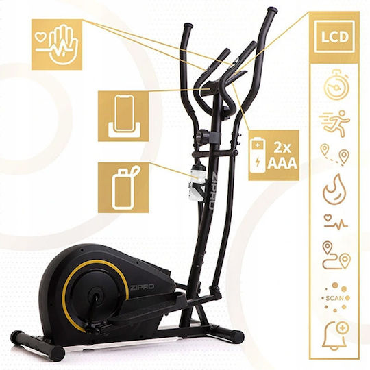 Zipro Burn Μαγνητικό Ελλειπτικό Μηχάνημα με Δίσκο 7kg για Χρήστη έως 120kg