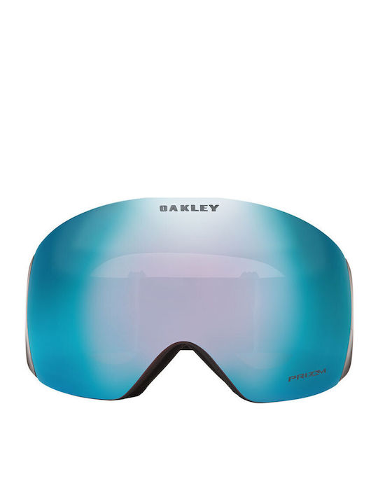 Oakley Flight Deck Μάσκα Σκι & Snowboard Ενηλίκων Μαύρη με Φακό Καθρέπτη σε Μπλε Χρώμα Oakley Flight Deck Μάσκα Σκι & Snowboard Ενηλίκων Μαύρη με Φακό Καθρέπτη σε Μπλε Χρώμα