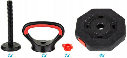 Eb Fit Eb Fit Set Kettlebells din Fontă 10kg Negre