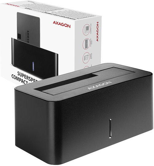 Axagon Dockingstation Festplatten SATA 2.5" / 3.5" mit USB 2.0 / USB 3.0 / USB 3.1 Verbindung (ADSA-SN)