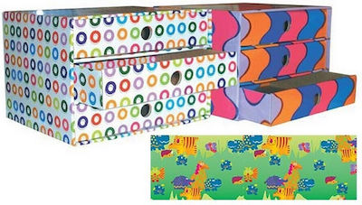 Next Paper Desktop Drawer 3 Positions 20x25x17cm Multicolour Animals