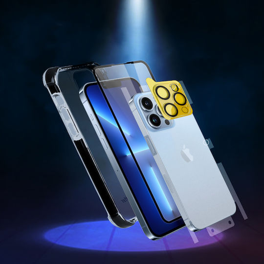Bestsuit 6in1 Set Housing Protector Film & Camera Lens Tempered Glass & Applicator & Back Cover Σιλικόνης 0.3mm Σετ με Τζαμάκι Διάφανο (iPhone 11 Pro Max)