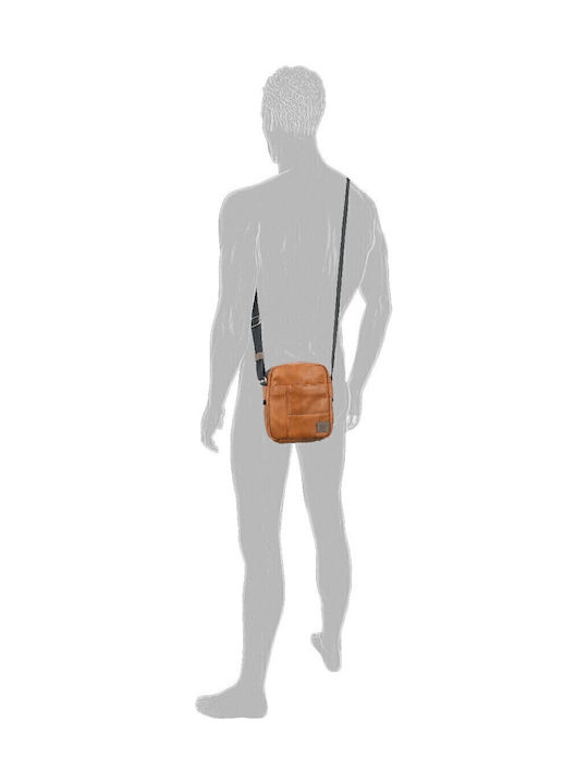 Herrentasche Schulter / Crossbody Tabac Braun