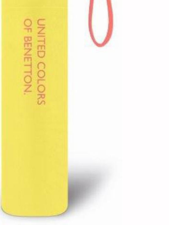 Benetton Super Mini Чадър за Дъжд Компактен Lemon