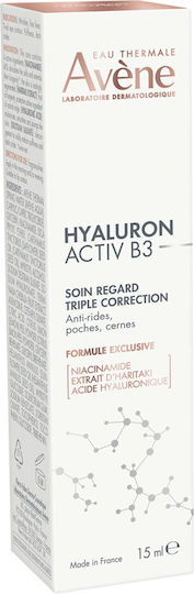 Eau Thermale Avène Hyaluron Activ B3 Eye Cream for Anti-Aging Dark Circles Eye Bags & Firming 15ml
