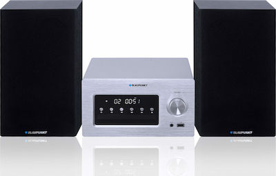 Blaupunkt Ηχοσύστημα 140W με CD Player, WiFi και Bluetooth Silber / Schwarz