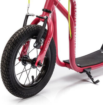 Meteor Kids Scooter Foldable Muffy 2-Wheel for 6+ Years Pink