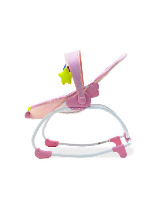Asalvo Elektrisch Baby Relax Evolutive mit Musik und Vibration Unicorn Pink für Kind bis 9kg