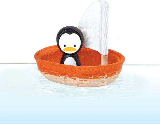 Plan Toys Sailing Boat with Penguin for 12++ Months 5711