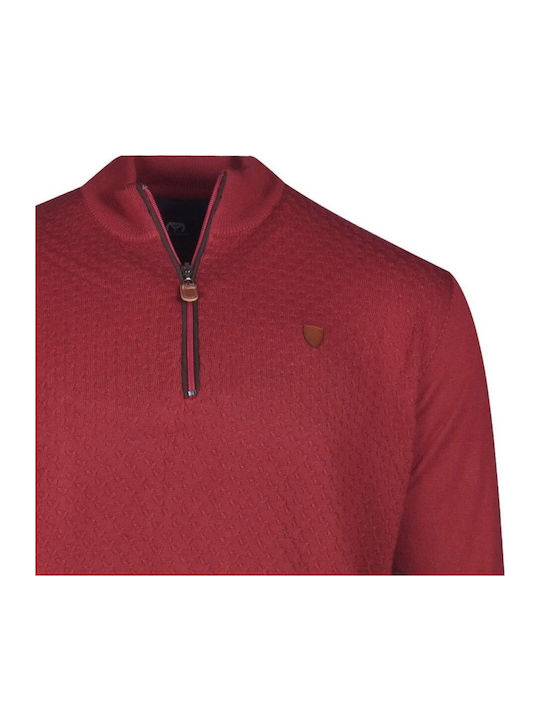 Langarm-Pullover Rot