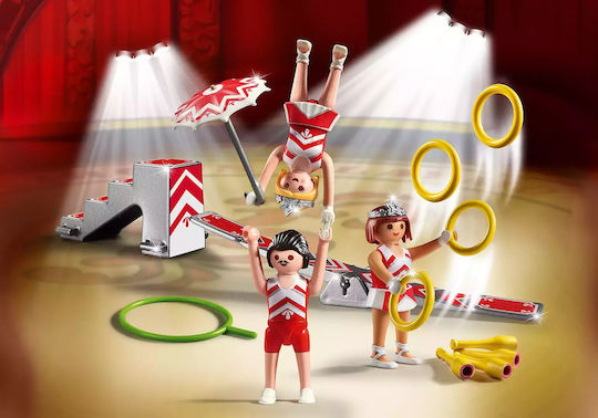 Playmobil Family Fun Acrobați de circ pentru 4-10 ani
