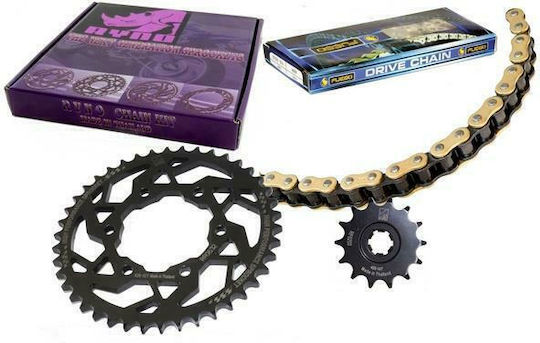 Ryno Chain & Sprocket Kit for Modenas Kristar 125 14-42-428H-108L
