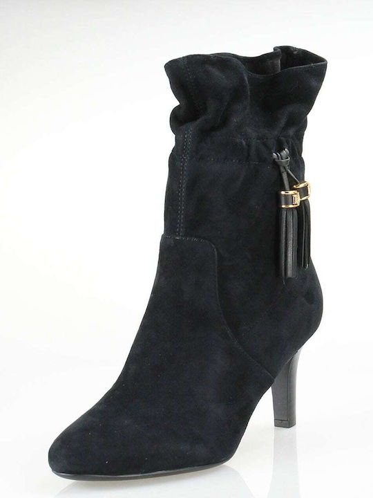 Candace Wildleder Stiefeletten Damen Schwarz