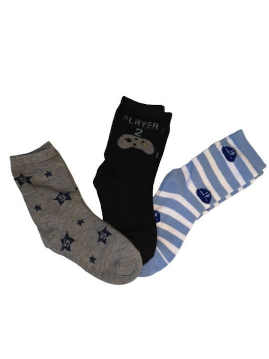 CHILDREN'S WINTER SOCKS FOR BOYS 12PACK