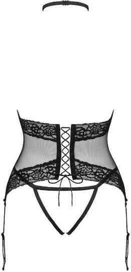 Obsessive Sexy Lacrisia Corset Sexy Negru