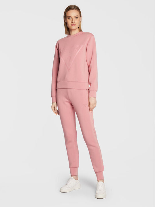 Allie Pantaloni de trening pentru femei cu cauciuc Roz