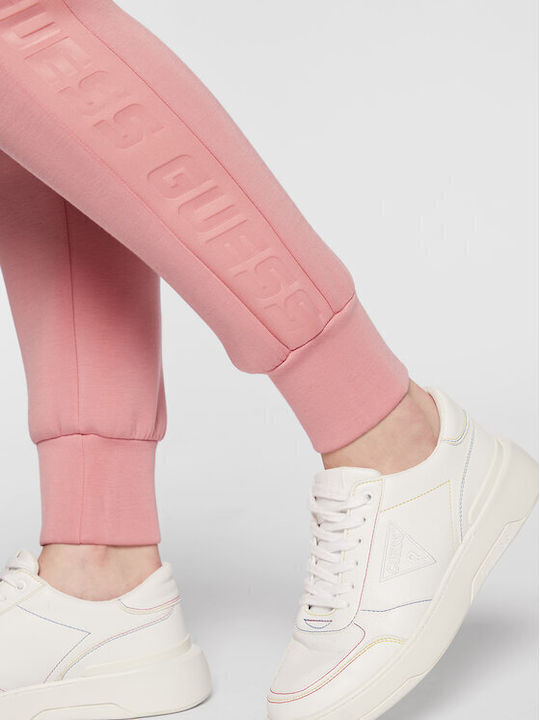 Allie Pantaloni de trening pentru femei cu cauciuc Roz