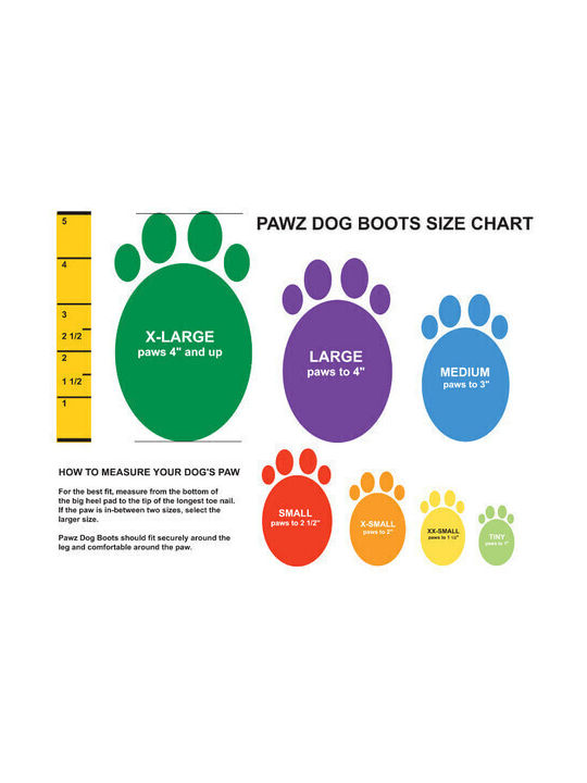 Pawz Pawz Παπούτσια Σκύλου Παπουτσάκια Μαύρα XLarge σε Μαύρο Χρώμα 12τμχ
