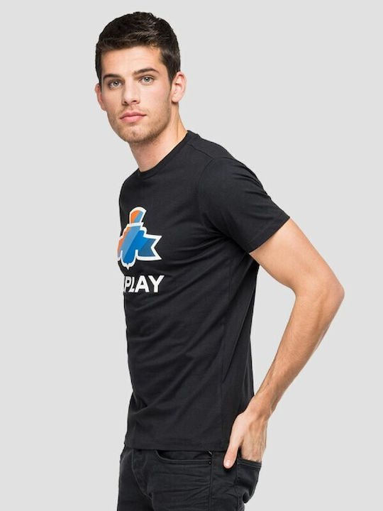 Replay Men's Short Sleeve T-shirt Black