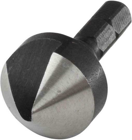 Wolfcraft Milling drill from Steel Cutter Bit for Metal \ Wood \ Plastic 19mm x 6.35mm