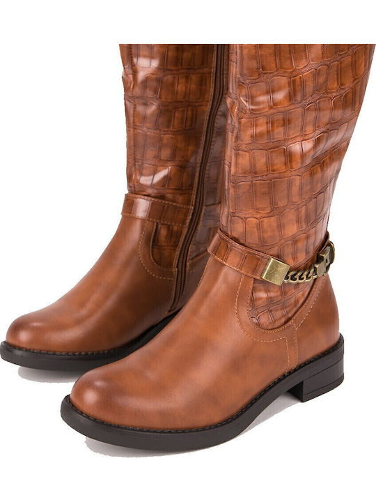 Damenstiefel Camel