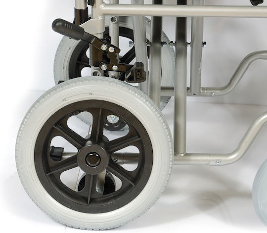 Alfa Care Smart Eco Wheelchair 24 Inch Light Type with Simple Back with Compact Wheels 41cm