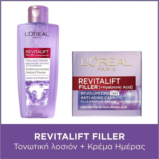 L'Oreal Paris Revitalift Filler Skin Care Set for Αnti-ageing , Moisturizing & Firming